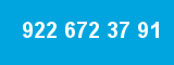 922 672 37 91 922 672 37 91